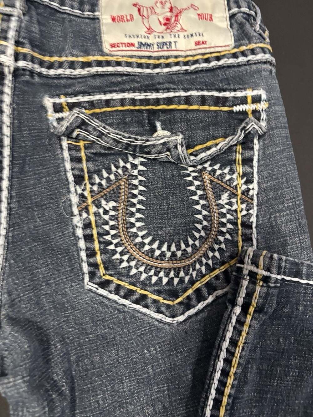 True Religion Jimmy Super T Jeans Size 32 Straight - Picture 5 of 7
